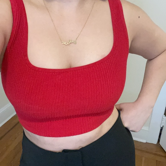 Babaton: Ribbed Cropped Tank - Picture 5 of 12